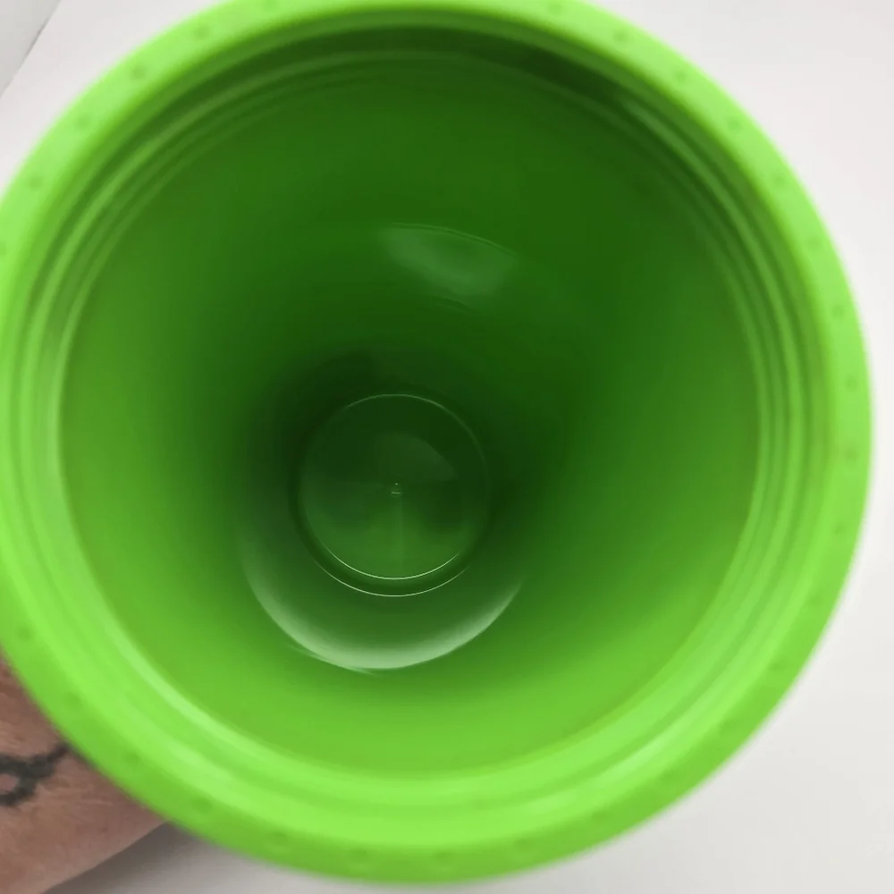 Starbucks 2021 Set Of 2 Green Pink Neon Studded Grande Tumbler Cold Cups 16oz